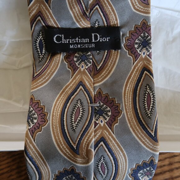 Christian Dior Monsieur Men’s Neck Tie - Picture 4 of 4